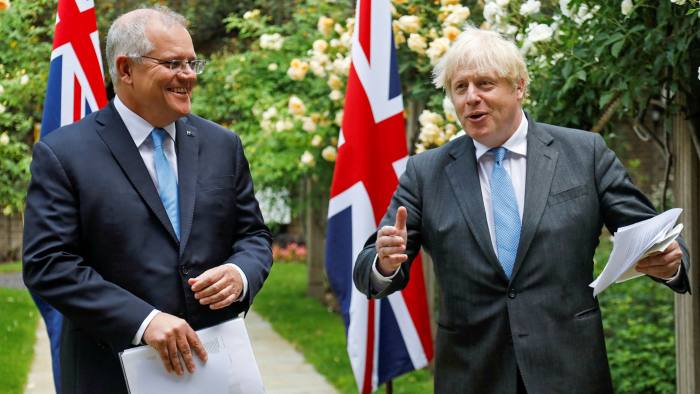 Boris Johnson Hails 'New Dawn' As UK And Australia Agree Free Trade Deal