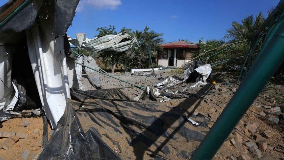 Israel Strikes In Gaza After Fire Balloons Launched