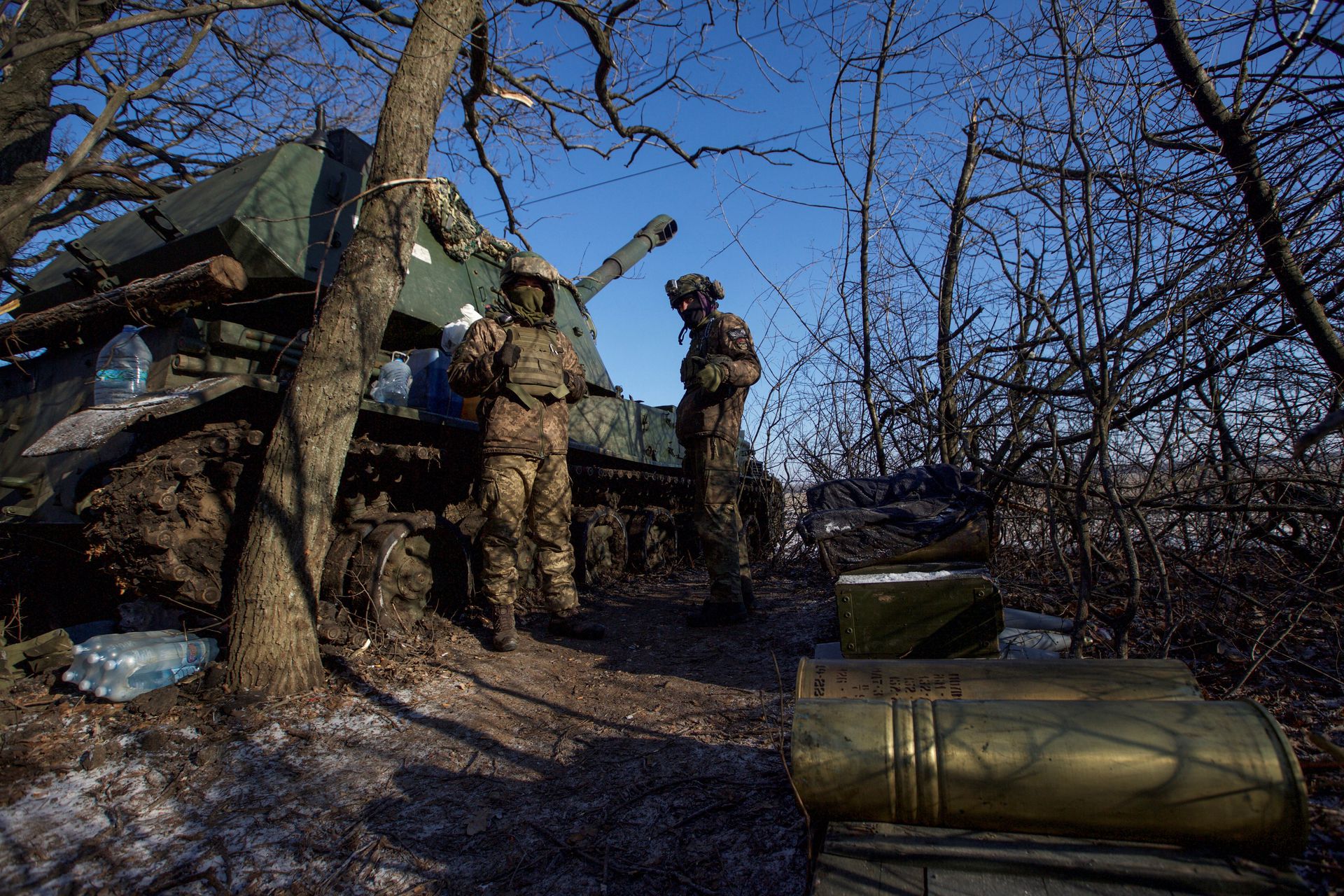 Russian Forces Assault Ukraine's Soledar In Donbas Campaign