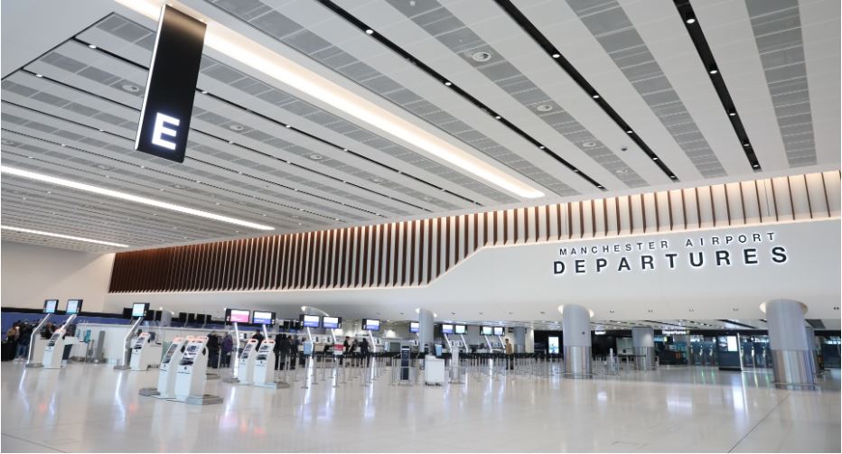 Manchester Airport Runways Closed Due To Heavy Snow