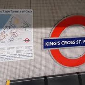 Anti-Hamas 'rape tunnel' posters appear in London Tube stations for October 7 anniversary