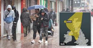 Map Shows Where Parts of the UK will be Hit by 80mph ‘Danger to Life Winds’ This Weekend